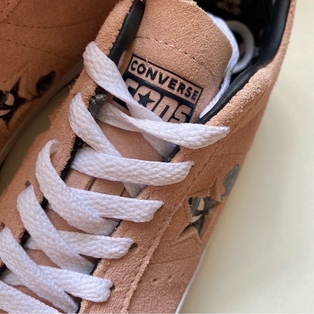 Converse One Star Pro Clay Pink Suede Skate Shoes - Picture 5 of 12